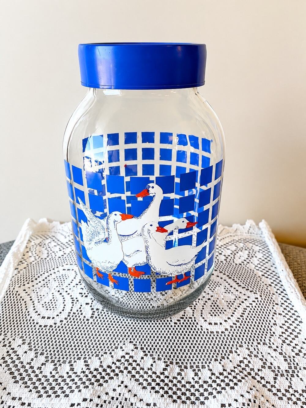 Vintage goose canister/jar